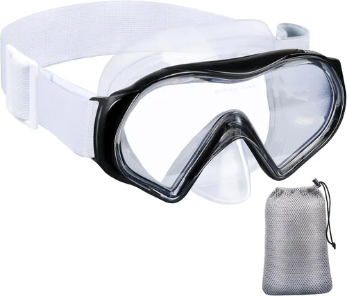 Miniatura 12 de Aegend Máscara de buceo para adultos y jóvenes, antivaho anti-UV, amplia visión, máscara de esnórquel para buceo, natación, esnórquel