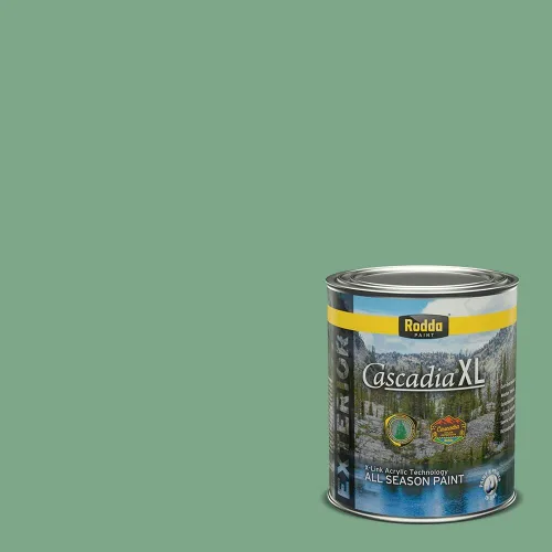 Miniatura 150 de Rodda Paint CASCADIA XL Pintura e imprimación satinada exterior en uno, cuarto de galón, resistencia industrial