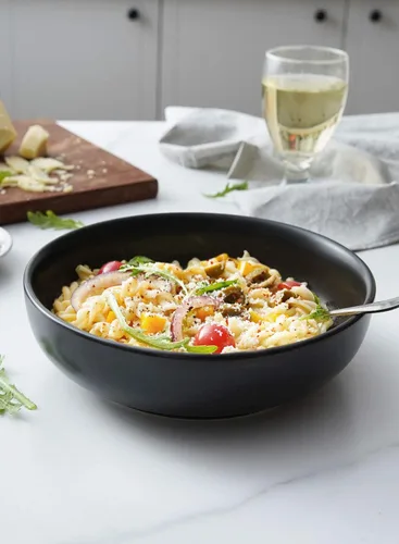 Miniatura 2 de LE TAUCI Tazones para pasta de 45 oz, Juego de tazones para ensalada para servir sopa, pasta, fideos, cena, platos de tazones grandes de cocina