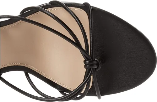 Miniatura 4 de The Drop Sandalias de tacón con tiras y cordones Archie para mujer