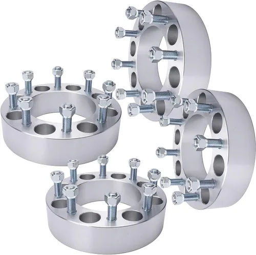 Miniatura 25 de IRONTEK Espaciadores de rueda de 0.157 x 4.000 in, espaciadores forjados reales de 2 pulgadas con orificio de cubo de 2.697 in M12x1.25 pernos aptos