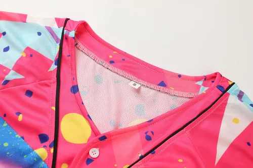 Miniatura 6 de XSFX Disfraces de los años 90 para mujer, camiseta de béisbol Bel Air, trajes de hip hop para fiesta club y pub