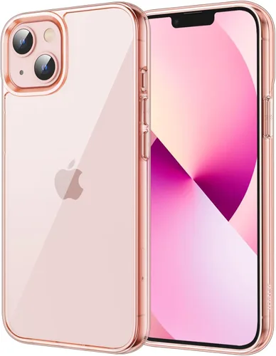 Miniatura 13 de JETech - Funda para iPhone 13 de 15,5 cm, cubierta de goma a prueba de golpes que no se pone amarilla, parte trasera transparente antiarañazos