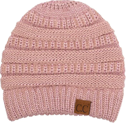 Miniatura 188 de C.C Trendy Warm Chunky Soft Stretch Cable Knit Beanie