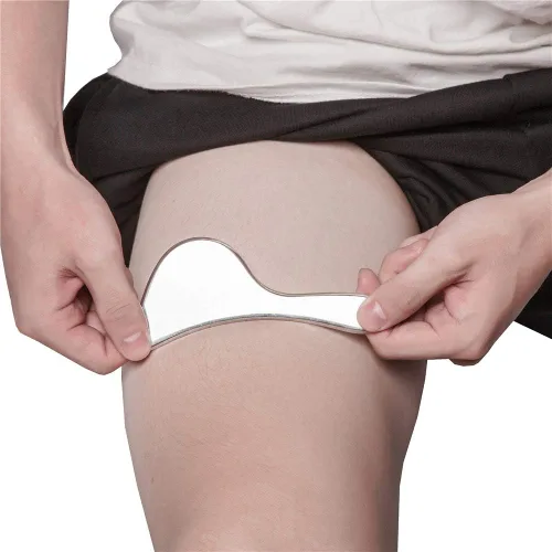 Miniatura 3 de Herramienta de masaje de raspado Gua Sha de acero inoxidable de grado médico, herramientas IASTM, gran herramienta de movilización de tejidos blandos