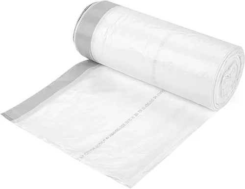 Miniatura 2 de Aluf Plastics - Bolsas de basura perfumadas con cordón blanco de 8 galones, 0.7 milésimas de pulgada de pulgada de pulgada de diámetro, 22 x 22