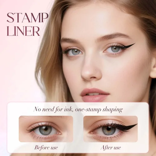 Miniatura 6 de AIIONP Sello delineador de ojos de una pieza, 2025 mejorado para alas perfectas, herramienta de delineadores de ojos impermeable, delineador de ojos