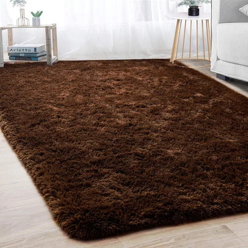 Miniatura 164 de Merelax Alfombra Moderna Suave y Esponjosa Shaggy para Dormitorio Sala de Estar Decoración de Sillas Pequeñas Alfombras Tapetes para Pies Piso, Verde