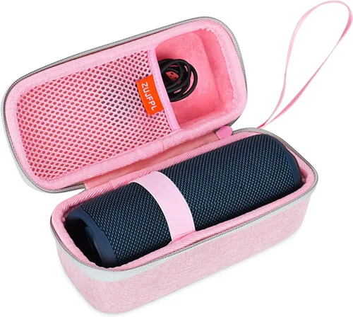 Miniatura 12 de Funda rígida de EVA para JBL Flip7/6/5 Altavoz Bluetooth portátil impermeable, compatible con JBL Flip 4 Bolsa de almacenamiento protectora de viaje