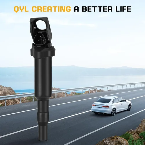 Miniatura 7 de QYL 6 bobinas de encendido compatibles con BMW 128i 135i 335i 325i 328i 330i M5 M6 525xi 528i 550i 750i N54 X3 X5 X6 Z4 4.4L 4.8L repuesto