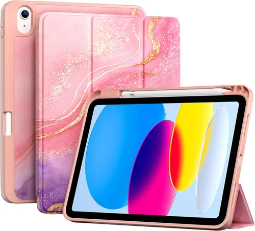 Miniatura 37 de ProCase Funda para iPad (A16) de 11ª Generación de 11 Pulgadas 2025/iPad de 10ª Generación de 10.9 Pulgadas 2022 con Soporte para Lápiz, Funda