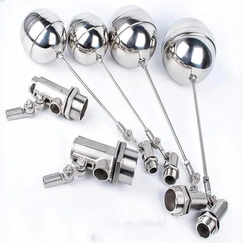 Miniatura 3 de Válvula de bola flotante de acero inoxidable 316 con puerto de 1/2 y 3/4 pulgadas, controlador automático de nivel de agua con rueda ajustable