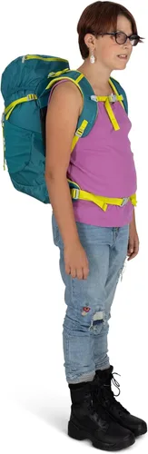 Miniatura 10 de Mochila de senderismo infantil Osprey Jet 28L, dosel verde