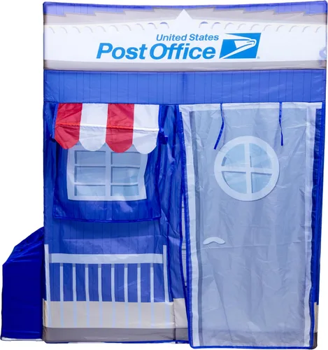 Miniatura 9 de Kid Trax USPS - Tienda de campaña desplegable Cape Cod Pretend de oficina de correos, juguetes para niños, carpas interiores para niños, juguetes