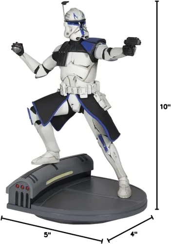 Miniatura 9 de DIAMOND SELECT TOYS Star Wars Colección Premier: Estatua de Rex de Clone Wars, multicolor, 10 pulgadas