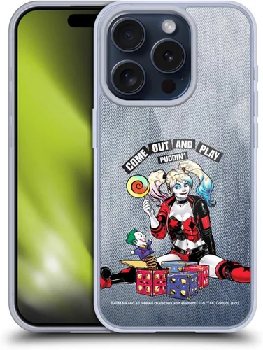 Miniatura 16 de Head Case Designs Funda de gel suave con licencia oficial de Batman DC Comics Love Hate Joker Harley Quinn Graphics [protección de grado militar]