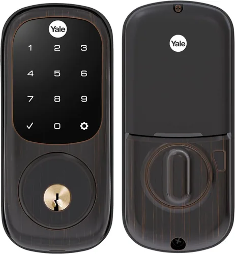 Miniatura 6 de Yale Assure SL - Cerradura de pestillo con Z-Wave, cerradura de puerta de entrada sin llave ante negro con teclado de pantalla táctil electrónica