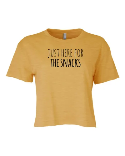 Miniatura 23 de I Walk The Lime, Cute Women's Screen Printed Crop Tee, Shirts With Sayings, Heather Gray or Gold (S, Heather Gray)