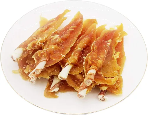 Miniatura 7 de Cecina de pollo con palitos de cuero crudo Twist para perros, 32 onzas, masticables de pechuga de pollo real con alto contenido de proteínas