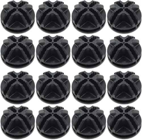 Paquete de 16 conectores organizadores de rejilla de plástico para almacenamiento modular de armario y estanterías de rejilla metálica, conectores