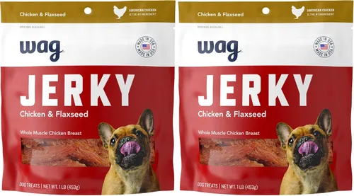Miniatura 9 de Snack para perro Amazon Brand Wag Jerky, bolsa de 453gr
