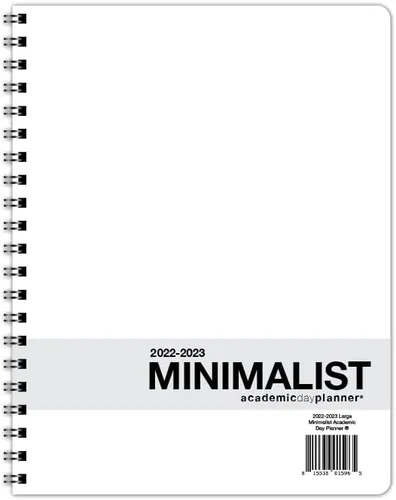 Miniatura 2 de Agenda minimalista fechada Descripción general del calendario mensual de 12, listas de tareas, planificación semanal y diaria (8.5 x 11 pulgadas)