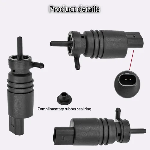 Miniatura 5 de deemars Bomba de lavado de parabrisas compatible con 328i E46 325i M3 M5 X3 X5 Z3 Z4 Z8, reemplaza al OEM #67128362154, 67128377612, 1J5955651
