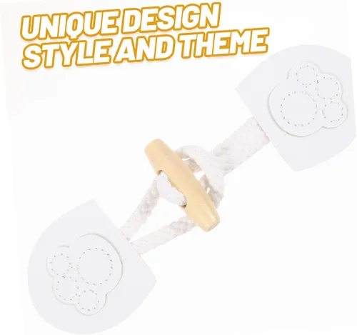 Miniatura 2 de Botones de repuesto para abrigos, 4 pares de cierres decorativos para abrigos