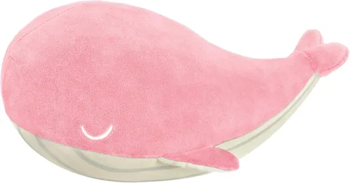 Miniatura 9 de Almohada de felpa de animales de peluche de ballena, 4 tamaños, lindas almohadas de peluche de algodón suave, estilo kawaii de ballena azul, regalos