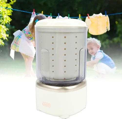 Miniatura 5 de Fockety Lavadora de ropa interior, 2L USB recargable portátil, mini lavadora automática de lavandería, pequeña lavadora para estar solo, dormitorio
