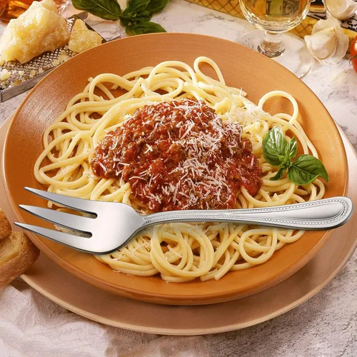 Miniatura 5 de HaWare - Juego de 6 piezas para servir, cubiertos de acero inoxidable, cubiertos para anfitriona con borde perlado para buffet, fiesta, cocina