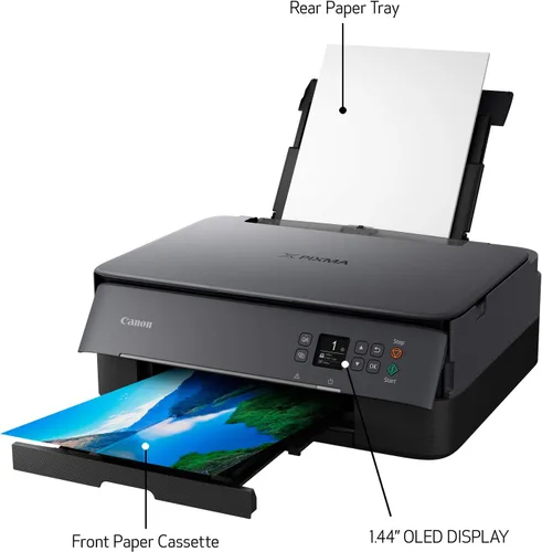 Miniatura 3 de Canon PIXMA TS6420a - Impresora inalámbrica de inyección de tinta todo en uno [imprimir, copiar, escanear], cartucho de tinta negra Canon PG-260Xl