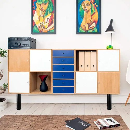 Miniatura 5 de QLLY Juego de 4 patas de muebles de metal ajustables de 6 pulgadas, pierna de repuesto para sofá, sillón, silla otomana y gabinete, en negro