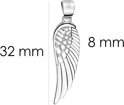Miniatura 3 de Sofia Milani - Colgante de collar de plata 925 - Diseño de ala de plumas - 60019, Metal, no aplica