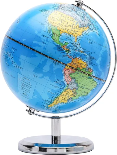 Miniatura 11 de Globo Antiguo Diámetro 5.5 pulgadas / 14cm - Educativo/Geográfico - Mapa en Inglés 5.5" Antiguo