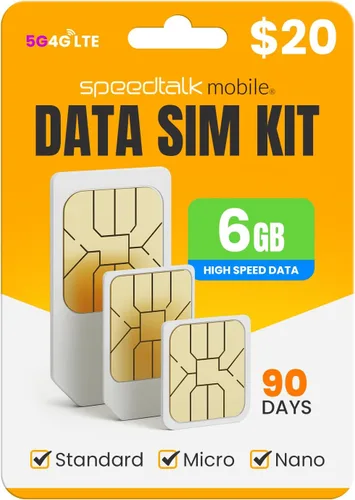 Miniatura 8 de SpeedTalk Data Only - Tarjeta SIM prepagada para Estados Unidos 2 GB durante 30 días Red 5G/ 4G LTE para IoT, rastreadores GPS, tabletas