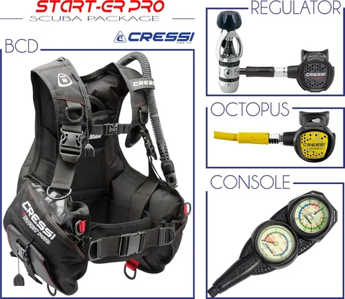 Miniatura 6 de CRESSI Paquete de buceo para buceadores apasionados - Todo el equipo necesario para comenzar - Start-er Pro Pack: fabricado en Italia, calidad desde