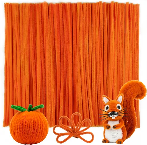 Miniatura 11 de Caydo 200 limpiapipas verde oscuro para decoración de Pascua, tallos de felpilla esponjosos a granel para niños, proyectos de manualidades, 12