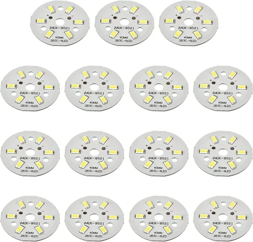 Miniatura 6 de Utoolmart Bombilla LED de chip de 300 mA, 5 W, cuentas de luz, brillo de 110 lm, lámpara de alta potencia, chip de fuente de luz, cuentas de luz