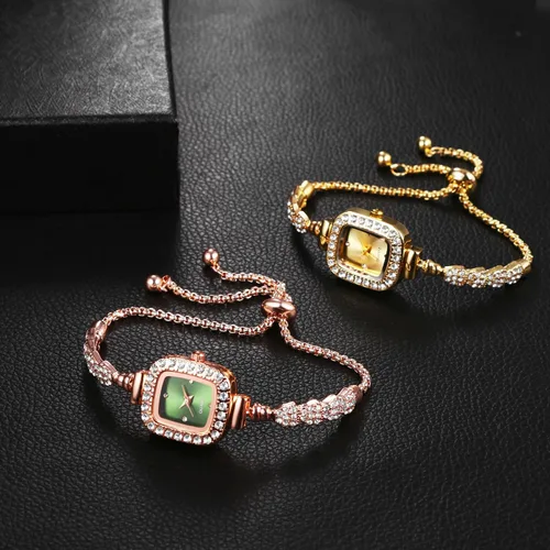 Miniatura 7 de OIDEA Reloj de pulsera con diamantes de imitación para mujer: reloj de pulsera de cuarzo analógico con diamantes de imitación de lujo, correa
