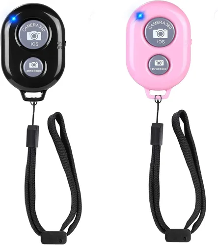 Miniatura 11 de Obturador remoto para teléfonos inteligentes y tabletas (paquete de 9 colores), AOQIYUE - Control remoto inalámbrico para cámara compatible