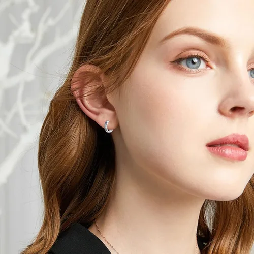 Miniatura 3 de Viking Hoop Earrings 925 Sterling Silver Viking Earrings for Men Small Huggie Hoop Earrings Jewelry Gift for Women Men