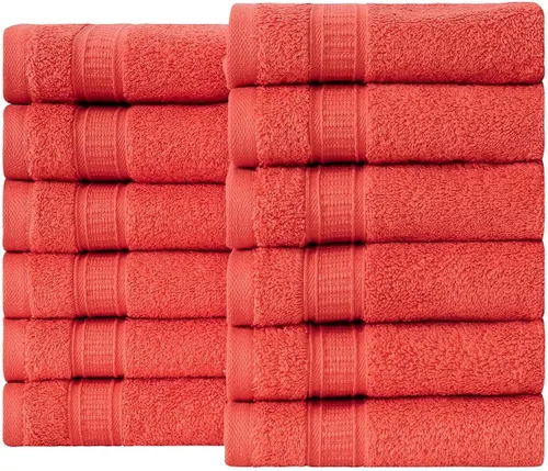 Miniatura 119 de LA HAMMAM - Paquete de 6 toallas de mano de 16 x 28 pulgadas de algodón turco para baño, cara, hotel, gimnasio y spa Extra suave al tacto, secado