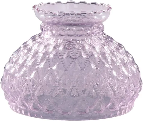 Miniatura 5 de B&P Lamp® Sombra acolchada de diamante transparente de 7 pulgadas con parte superior prensada