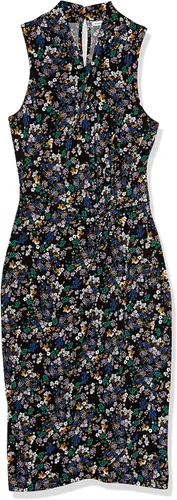 Miniatura 6 de Tienda Essentials Vestido cruzado cruzado sin mangas con cuello cruzado para mujer