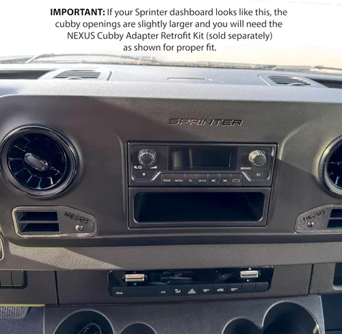 Miniatura 4 de NEXUS Adaptador de cubículo para VS30 Mercedes-Benz Sprinter Van (bola de 1 pulgada lado del pasajero)