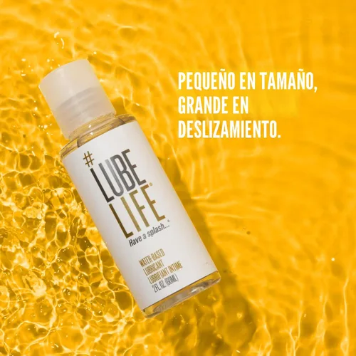 Miniatura 8 de LubeLife Lubricante a base de agua - Lubricante personal para hombres, mujeres y parejas, tamaño de viaje, no mancha, fácil de limpiar, seguro