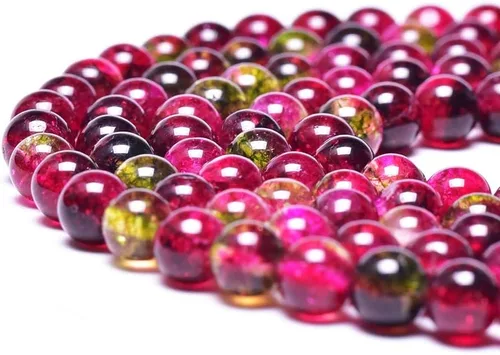 Miniatura 27 de Piedra natural de 0.157 pulgadas (0.157 in) de turquesa africana redonda de cristal energético, cuentas sueltas de piedras preciosas lisas