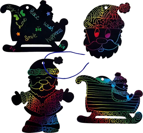Miniatura 8 de Arte mágico para rascar en color, por Dondor (adornos navideños)