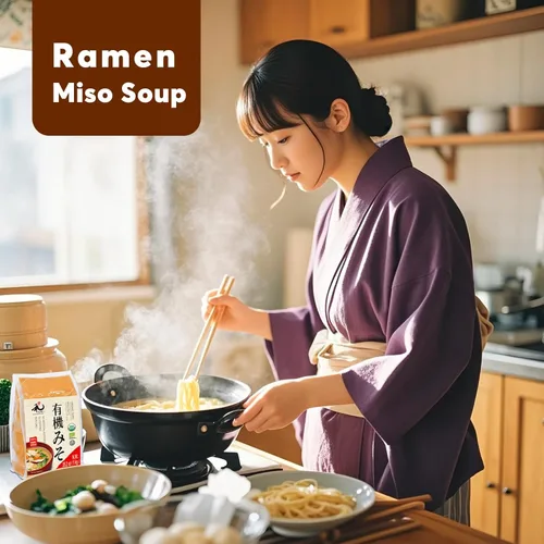 Miniatura 7 de YUHO Pasta Miso Orgánica 2.2lbs Kosher Sin Gluten Sin Conservantes Sin MSG USDA EU Orgánica 35.2Oz
